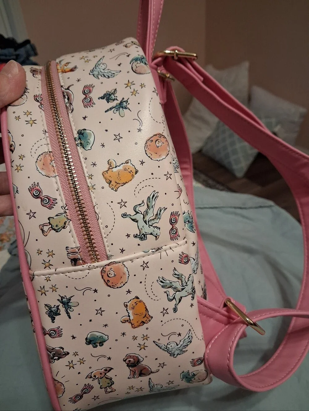 Loungefly Harry Potter Luna & Creatures Mini Backpack barely used condition